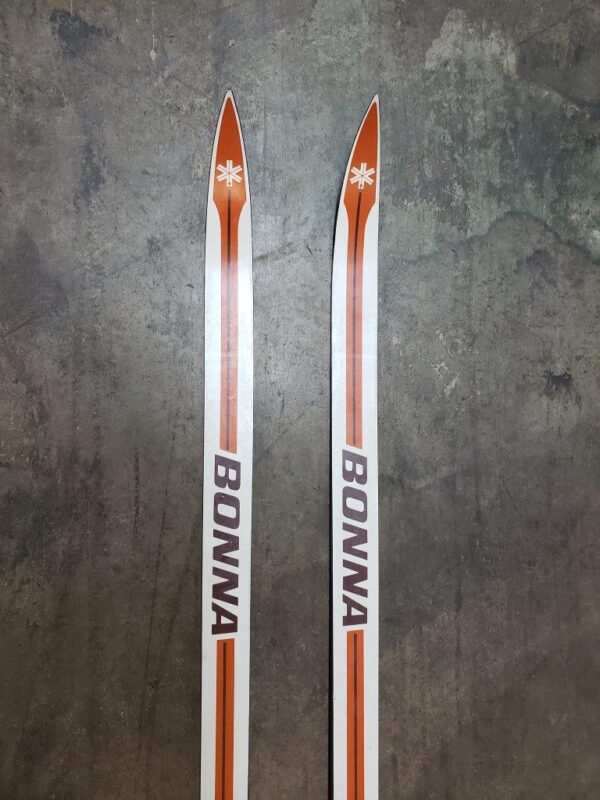 Bonna Model 2000 Cross Country Snow Skis 79" 205cm Hickory Norway reliable