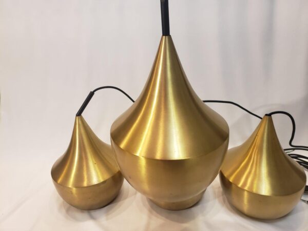 Satin Brass Metal Dome Pendant Light, Luxe-Glam Style, High graded Ceiling Lamp Lantern - Image 16