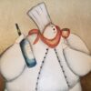 Oil Painting, Chief, Artist Lonni. 20 X 24” - Image 3