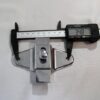 Sentry Supply 656-6950 Door Latch Set, 1-1/4 inch, Pilaster, Zamak, Chrome, Inswing, Square, Kit - Image 2