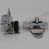 Sentry Supply 656-6950 Door Latch Set, 1-1/4 inch, Pilaster, Zamak, Chrome, Inswing, Square, Kit - Image 3