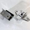 Sentry Supply 656-6950 Door Latch Set, 1-1/4 inch, Pilaster, Zamak, Chrome, Inswing, Square, Kit - Image 7