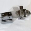 Sentry Supply 656-6950 Door Latch Set, 1-1/4 inch, Pilaster, Zamak, Chrome, Inswing, Square, Kit - Image 9