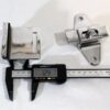 Sentry Supply 656-6950 Door Latch Set, 1-1/4 inch, Pilaster, Zamak, Chrome, Inswing, Square, Kit - Image 10